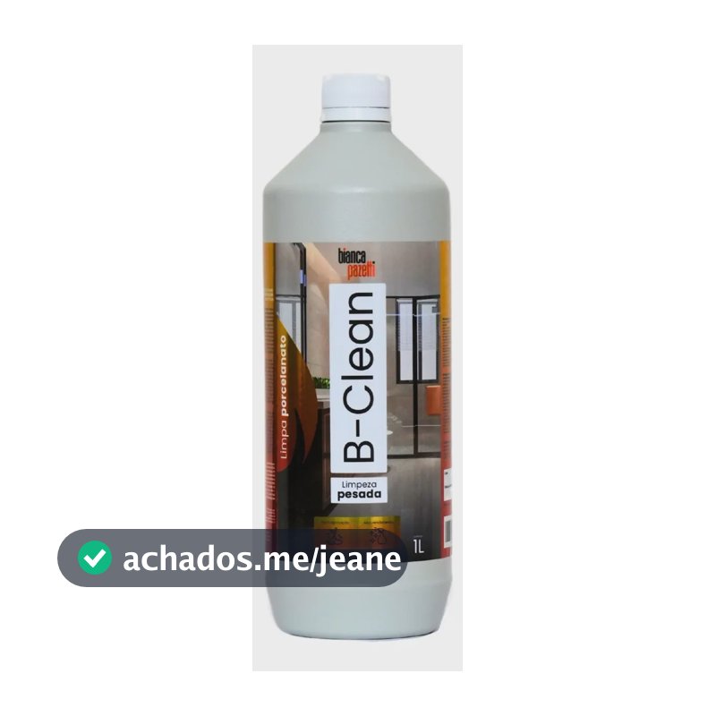 B-clean Limpa Piso Interno 1L Porcelanato Polido Esmaltado e Acetinado