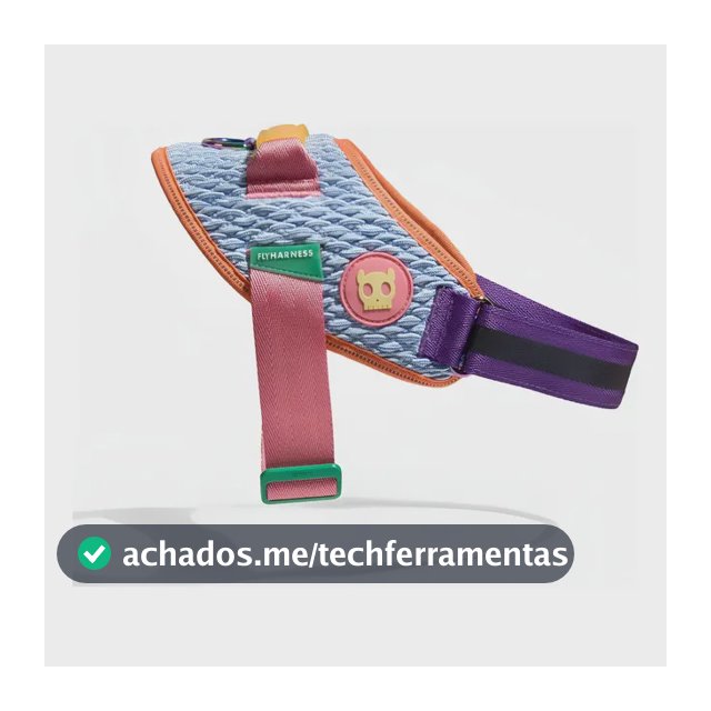 Peitoral Para Cachorro Flyharness Zeedog Galaxy Passeio