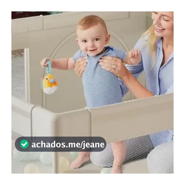 Cercadinho Para Bebê Chiqueirinho Infantil Crianças Cercado Bege