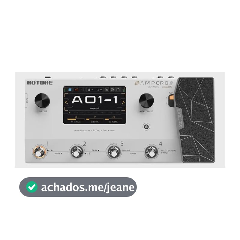 Pedaleira Guitarra Hotone Mp350 Ampero Ii Amp Modeler Effect