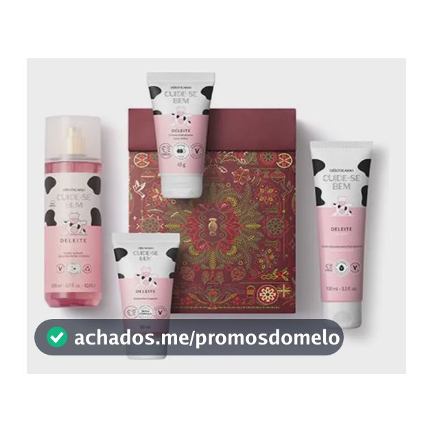 Kit Presente Cuide-se Bem Deleite O Boticário 4 Itens