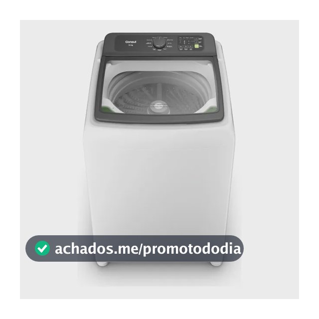 Máquina De Lavar Cwn15ab 15kg Branca Consul Cor Branco