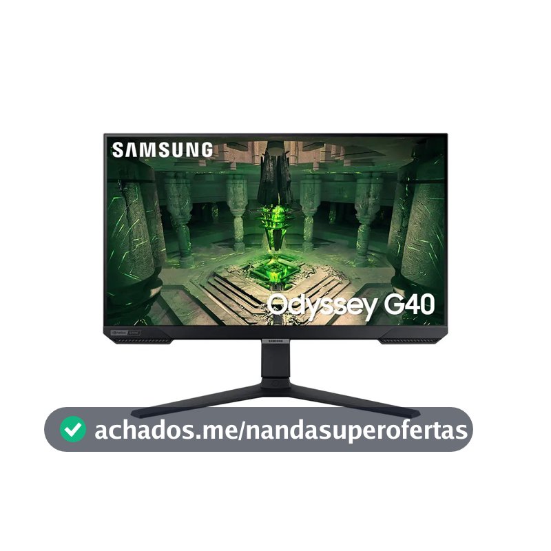 Monitor Gamer Samsung Odyssey G40 27 , 240 Hz, 1ms, Ajuste De Altura, Gsync, Freesync,hdmi, Dp, Fhd, Preto