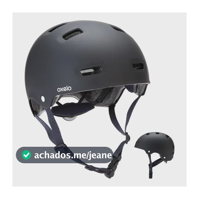 Capacete Mf500 Oxelo Preto