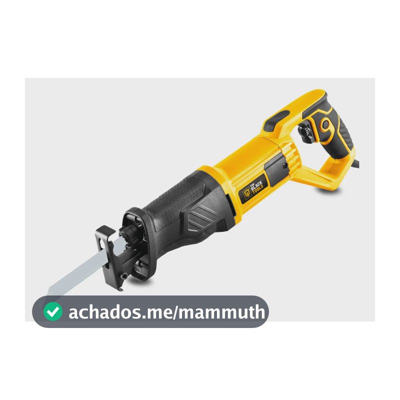 Serra Sabre Elétrica The Black Tools TSS1100 Para Cortar Boi Profissional 1100w 220V