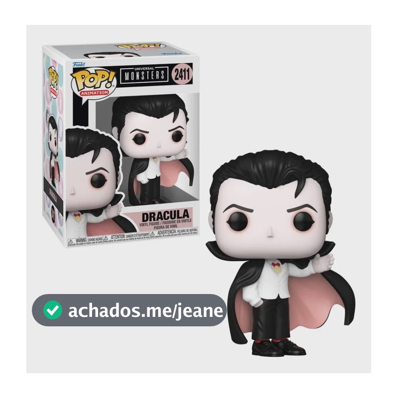 Boneco Funko Pop! Monstros Universais - Dracula