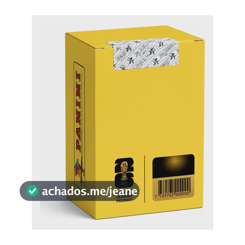 Dispenser Lacrado (caixa Amarela) Copa Do Mundo 2026. Panini Original Panini Copa Do Mundo 2026