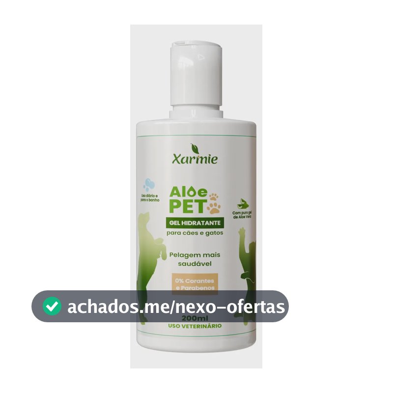 Gel De Babosa Aloe Vera 100% Natural Cães E Gatos Pets 200g