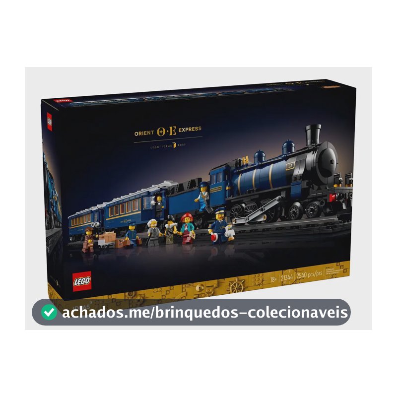 Lego Ideas 21344 Trem Expresso Oriente 116 Cm - Quantidade de peças 2540