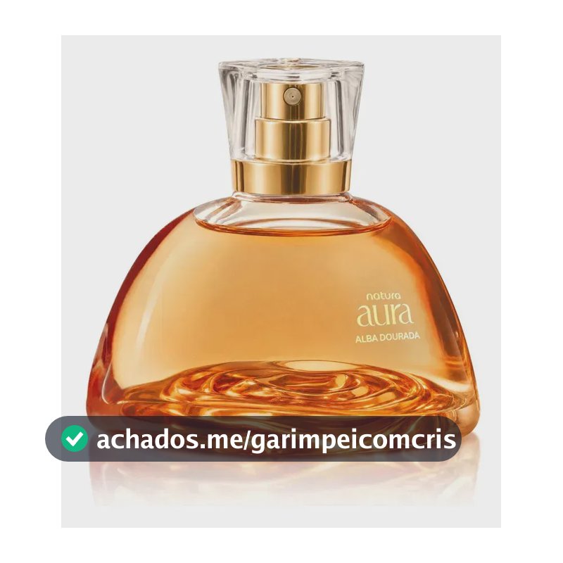 Perfume Aura Alba Dourada Eau De Parfum Natura 75ml