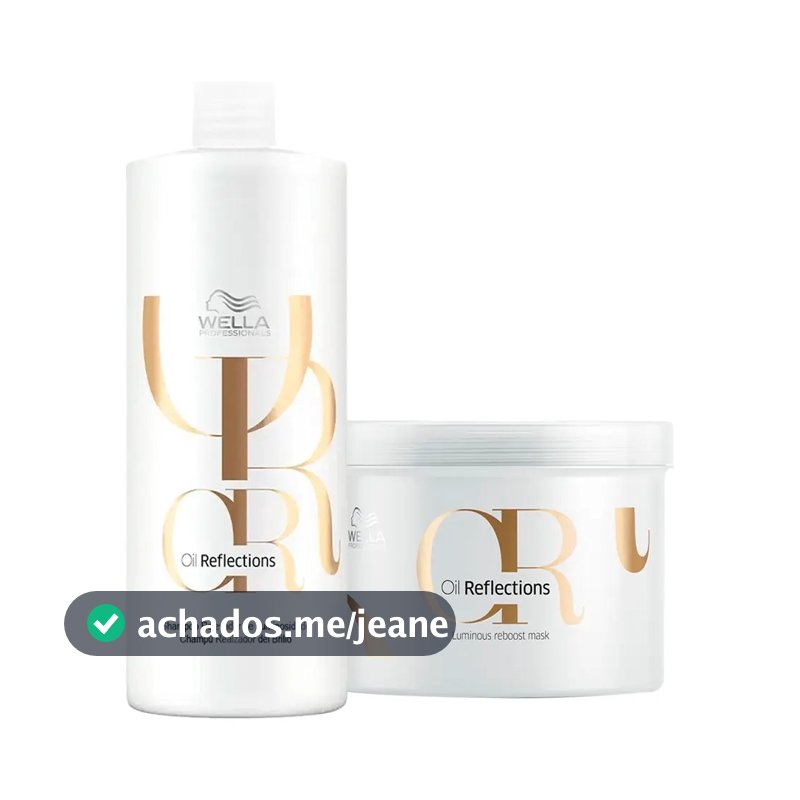 Kit Wella Professionals Oil Reflections Shampoo E Máscara