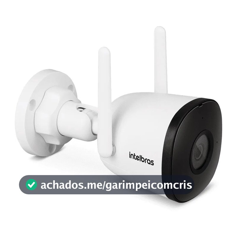 Câmera Inteligente Intelbras iM5SC con Wi-Fi Full HD color Branca