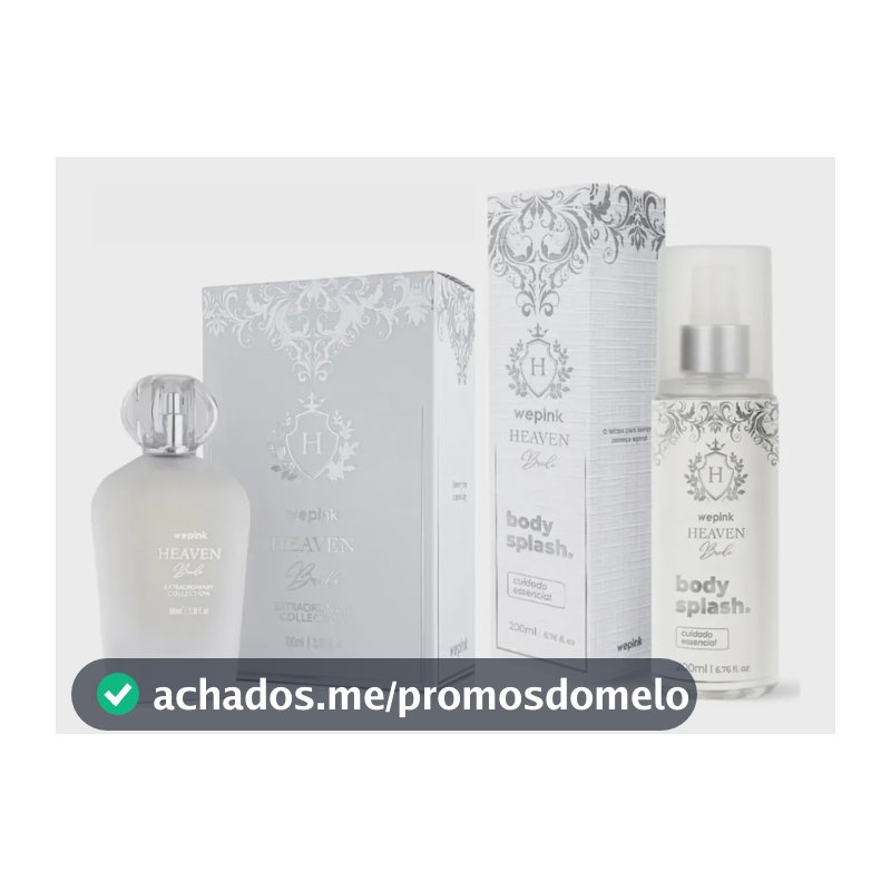 Heaven Bride - Kit Wepink Perfume E Body Splash. Original