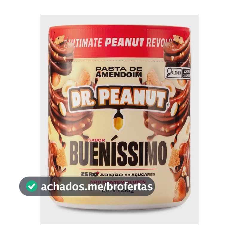Pasta de amendoim Dr. Peanut Gourmet sabor Bueníssimo x 600g