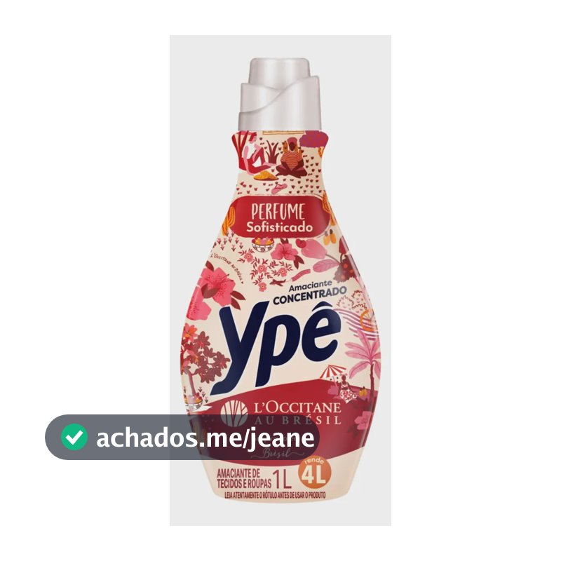 Amaciante Concentrado Ypê Loccitane Bresil 1l