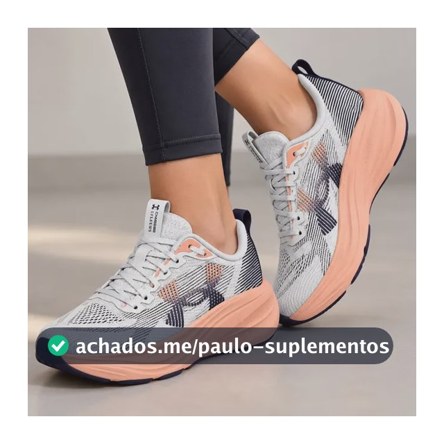 Tênis Under Armour Charged Endless Feminino Corrida Academia Branco/roxo/rosa Lisa 37,0 Br