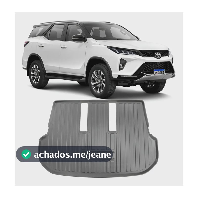 Tapete Bandeja Porta Malas Toyota Sw4 Emborrachado Vo6 Preto