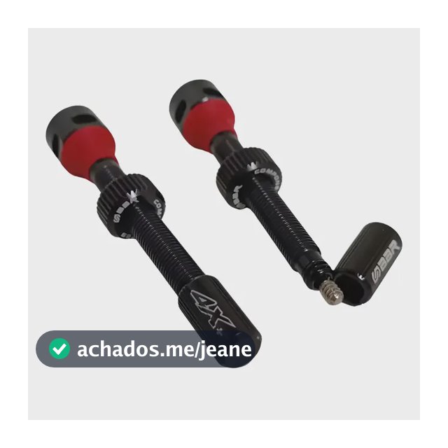 Par Bico Válvula Bbr 4x+ Tubeless 48mm Preta