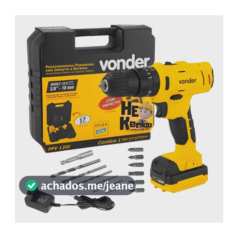 Furadeira Impacto Parafusadeira Bateria Eletrica Sem Fio Kit C/ Impacto Ferramenta Chave Eletrica Sem Fio Maleta Kit Profissional Tipo Dewalt Makita Bosh 127/220v 50/60