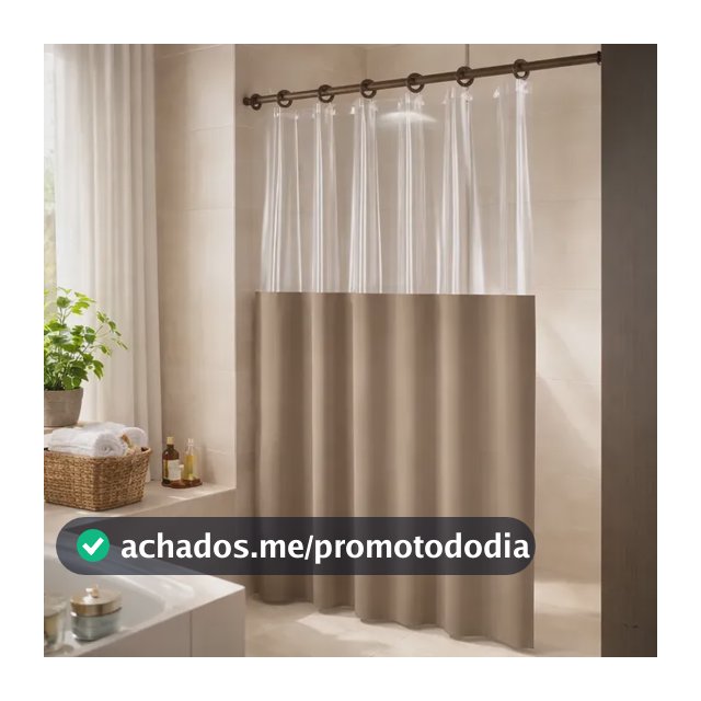 Cortina Para Box Banheiro 1.40m X 1.90m