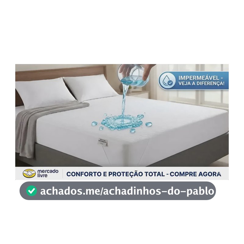 Protetor De Colchão Queen Impermeável Comfort Malha Temima