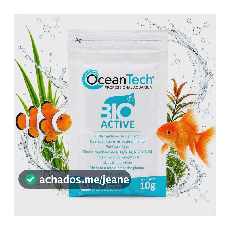 Acelerador Biologico Bio Active 10g Ocean Tech