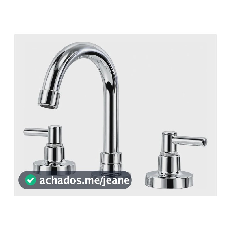 Misturador Lavatório 1/4 Volta C-51 Cor Prateado