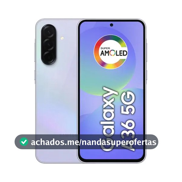 Smartphone Samsung Galaxy A36 5g 128gb 6gb Ram Câmera Tripla De Até 50mp Selfie De 12mp Ip67 Super Amoled 6.7'' Nfc Recursos Ai Android E Segurança Snapdragon - Violeta
