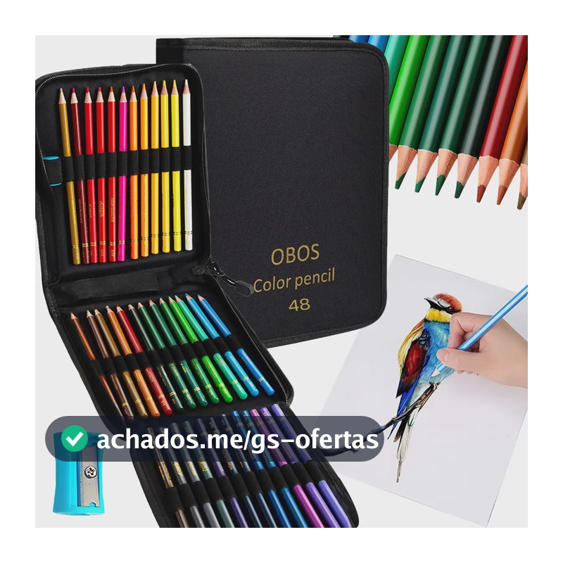 120 Kit Lápis De Cor,desenho Artístico Com Caixa De Lapis 48 Lápis