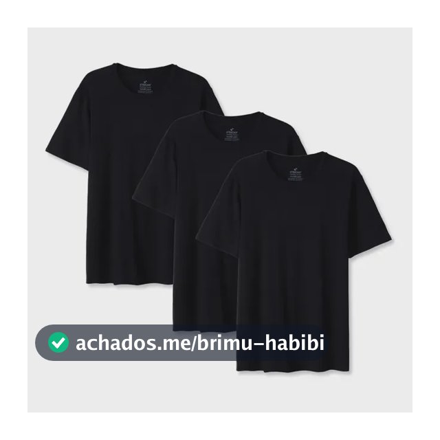 Kit 3 Daily T-shirt Feminino - Gênero Feminino