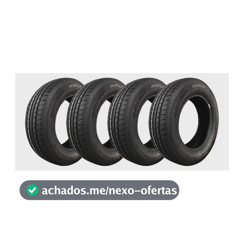 Kit 4 Pneus 175/70r13 82h Hifly Hf261 Aro 13 Novos