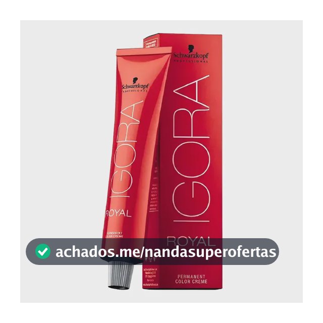 Coloração Cabelo Igora Royal Schwarzkopf Tintura 60g - Cores