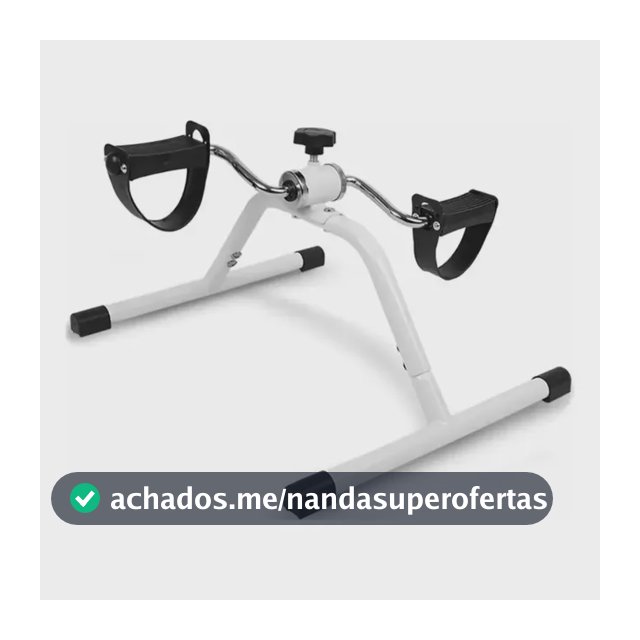 Bicicleta Ergométrica Mini Fisioterapia Exercitador Pedal