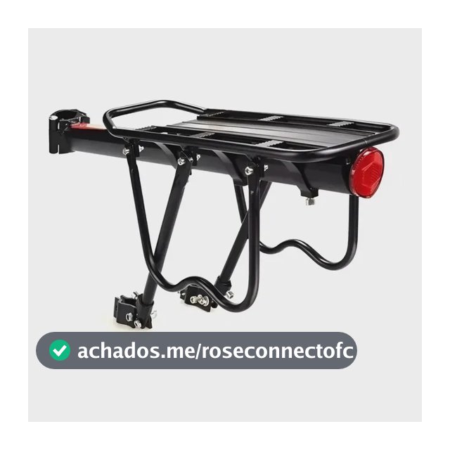 Bagageiro Traseiro Alumínio Miss Cosmeticos Para Bike 50kg Aro 26-29
