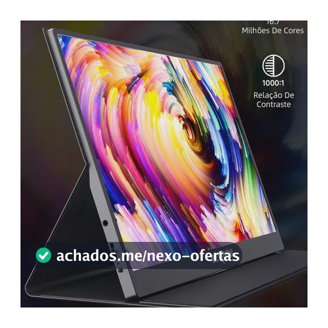 Monitor Portátil Gamer Bettdow de 15.6" Full HD IPS Antirreflexo com Capa