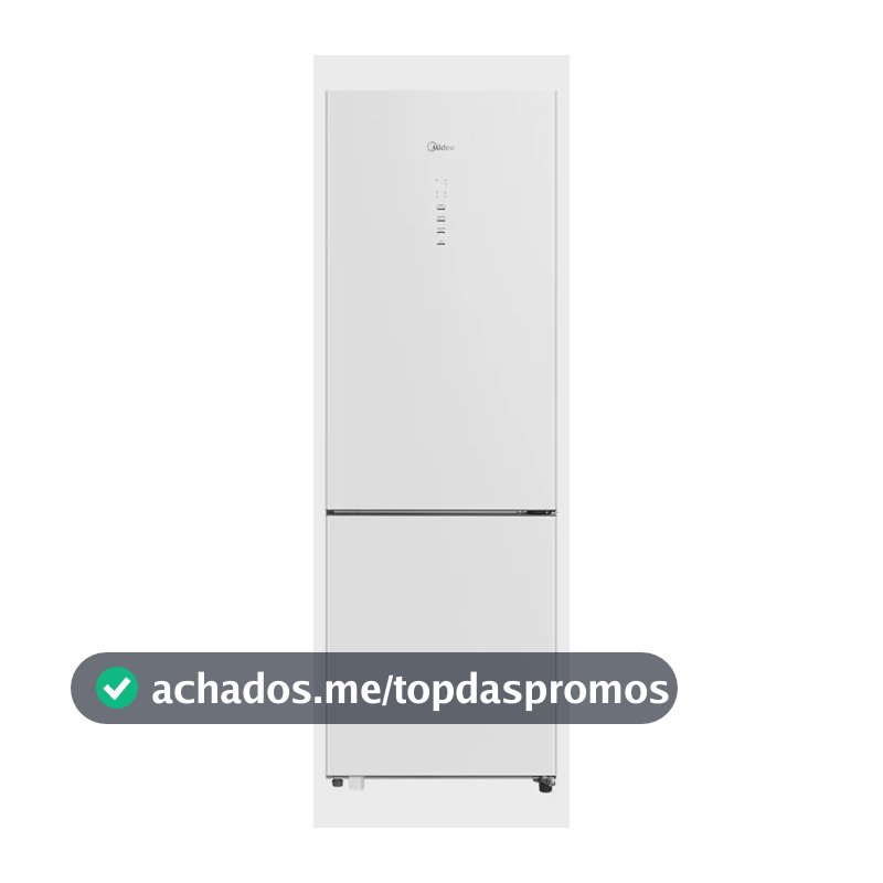 Geladeira Frost Free Inverse Inverter 401l Branca Midea Branco Mdrb548fgd013 Bivolt