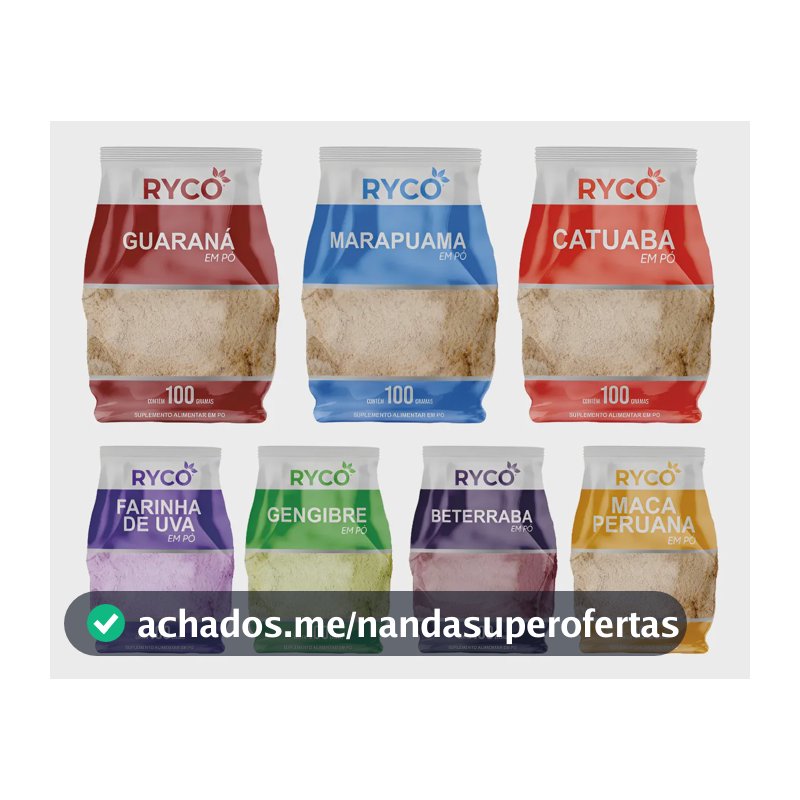 Kit Maca Peruana, Beterraba, Uva, Guaraná E Outros (7x100g) Neutro