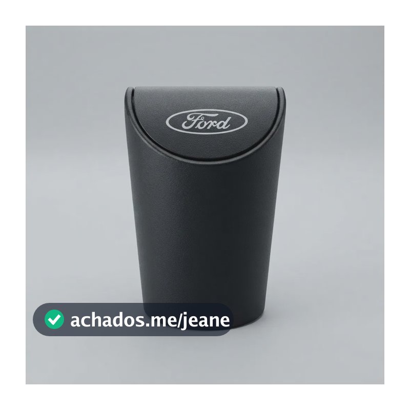 Lixeira Automotiva - Porta Copos - Organizador Ford Preto