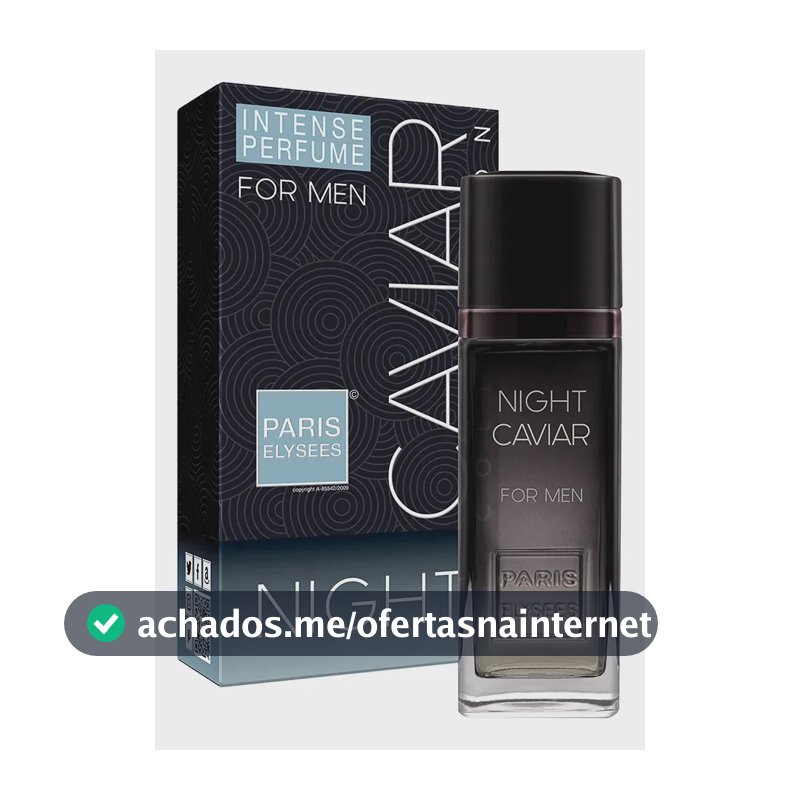 Perfume Night Caviar Paris Elysees Masculino Intense 100ml