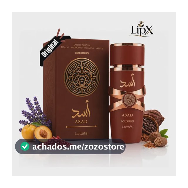 Perfume Árabe Asad Bourbon 100ml Lipx