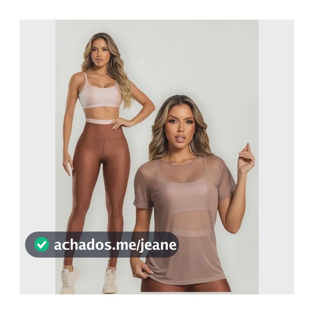 Kit Conjunto Cropped Legging + Blusa Fitness Academia K