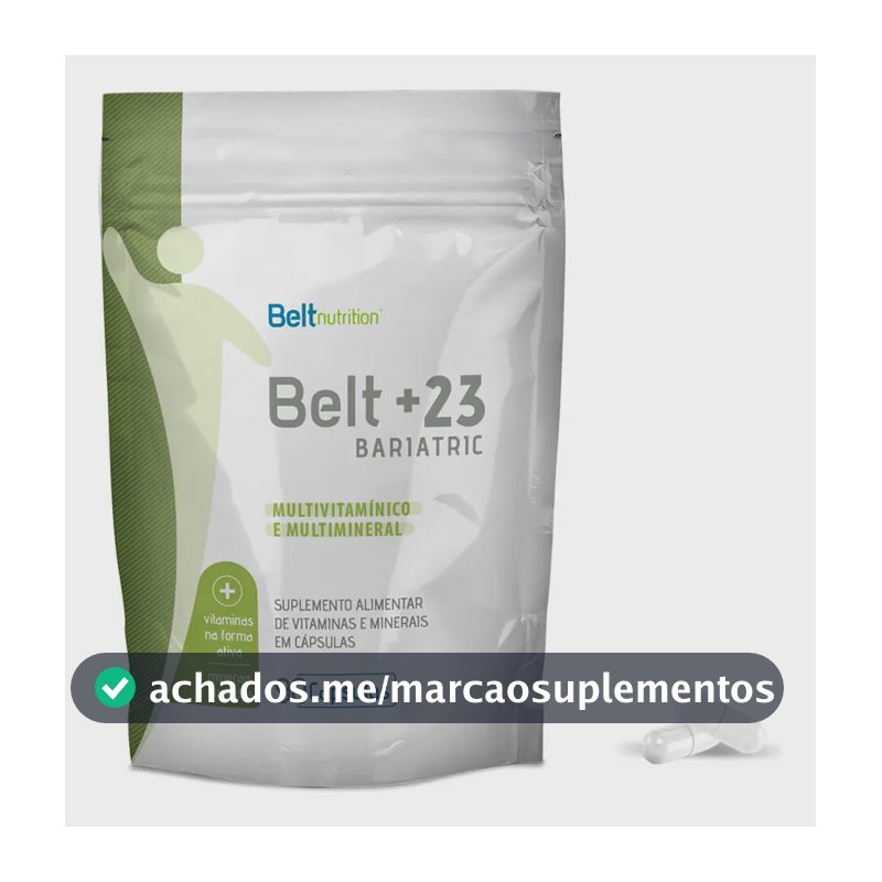 Belt +23 caps: multivitamínico para bariátricos Belt Nutrition em comprimidos Sem sabor de 90 un