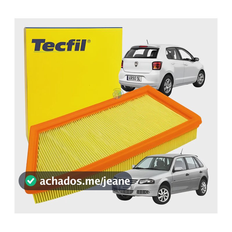 Filtro Ar Fox Voyage Gol G3 G4 G5 G6 1.0 Motor Tecfil 6096