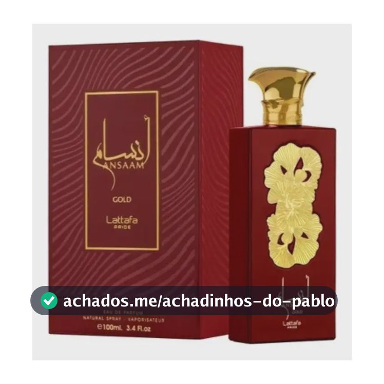 Perfume Ansaam Gold Edp 100ml Lattafa Pride Original