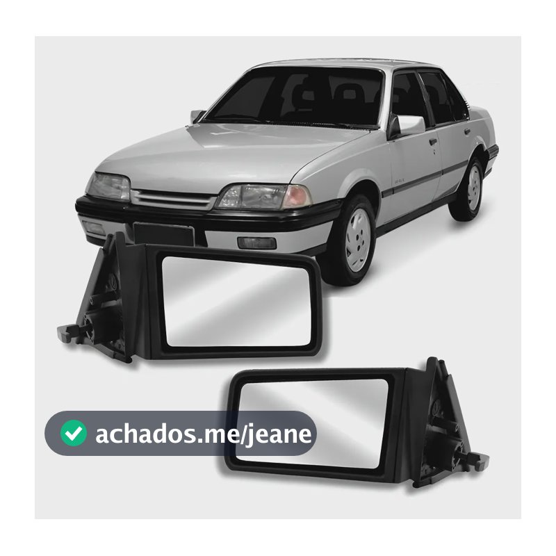 Par Retrovisor Chevrolet Monza 91 92 93 Com Controle Interno