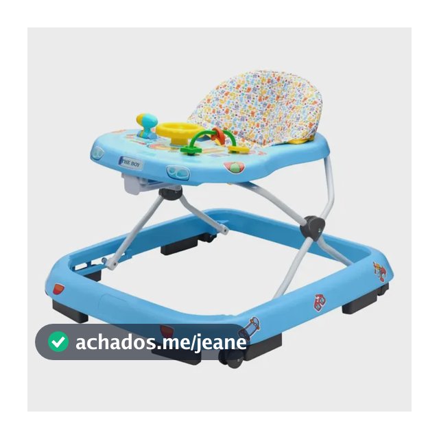 Andador Infantil Musical Para Bebê Quick Maxi Baby AZUL