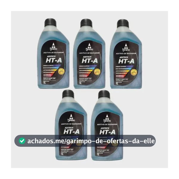 5 Aditivo Radiador Tirreno Ht-a Pronto Uso