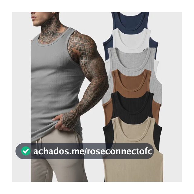 Kit 6 Regata Modelo Americano Canelada Premium Masculina