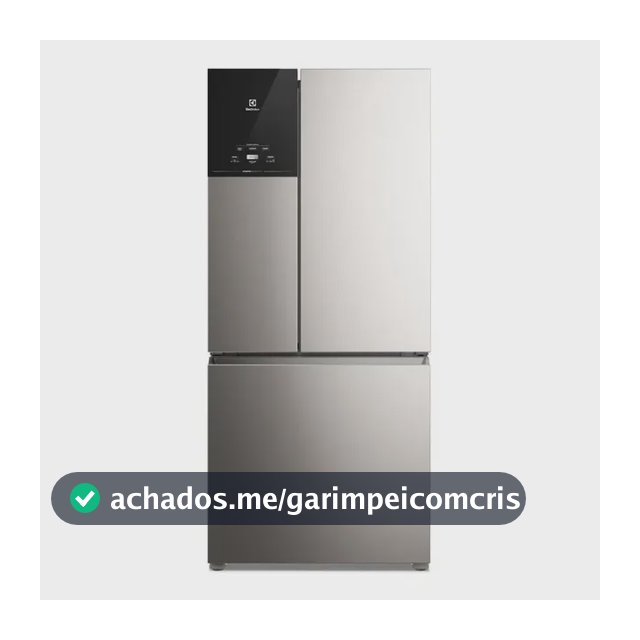 Geladeira Electrolux Frost Free Inverter 590L AutoSense 3 Portas Cor Inox Look IM8S