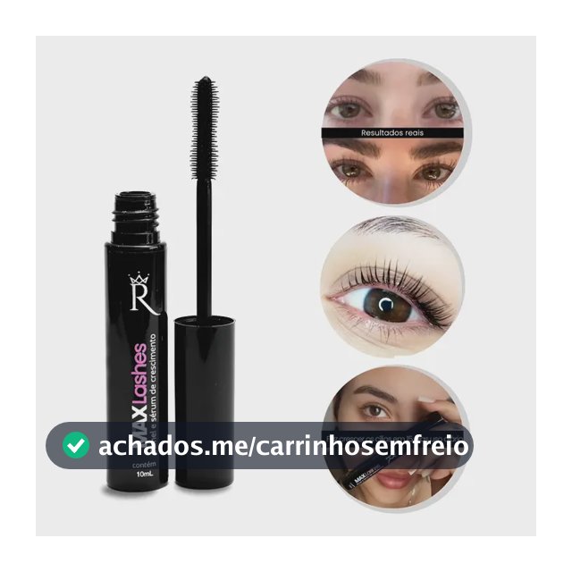 Max Lashes 2em1 Sérum De Tratamento E Rimel Preto